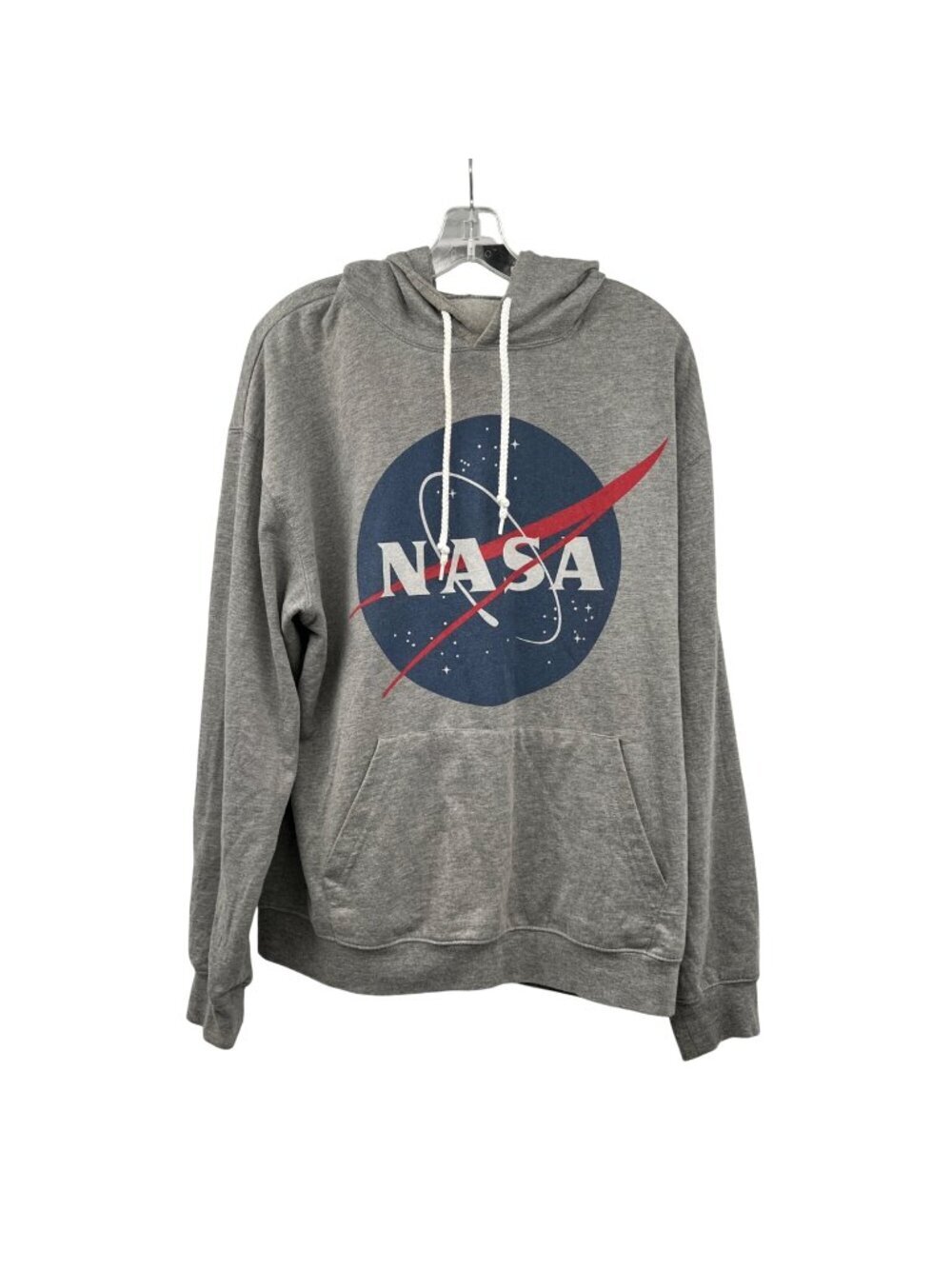 Weekend Soul Womens NASA Pullover Hoodie Gray/Multi Size Medium